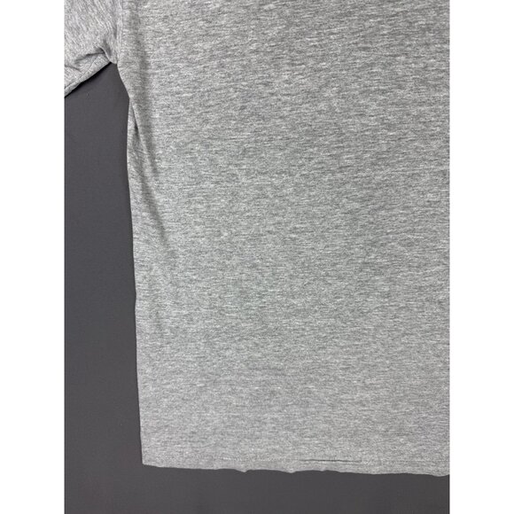 Vintage Y2K USA Eagle America Flag Grey Shirt Medium Tribal Signal Grey Faded T - Picture 13 of 16